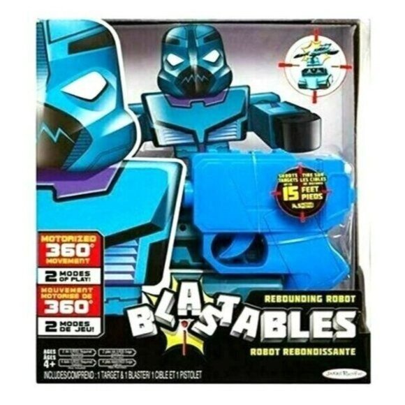 Blastables Rebounding Robot With Blaster Motorized 360° Movement Ages 4+ So - Picture 6 of 9